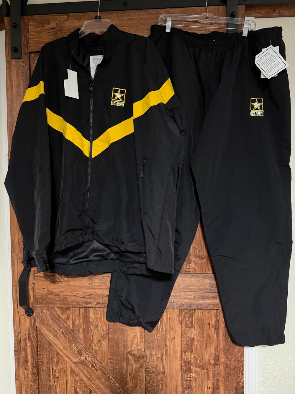 U.S. Army APFU 2 Piece Physical Fitness Uniform Wind Breaker Set 3XL Unisex NWT